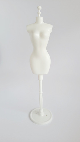 Maniquí Ropita Para Muñeca Compatible Barbie Blanco