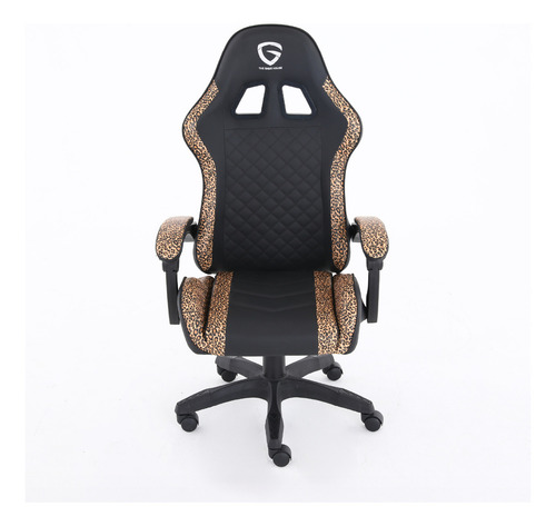 Silla Sillón Gamer Ergonómica Reclinable Pc Escritorio Edición Limitada Animal Print Leopardo Exclusiva The Game House Asiento Espuma Alta Densidad 120kg Material Cuero Sintético