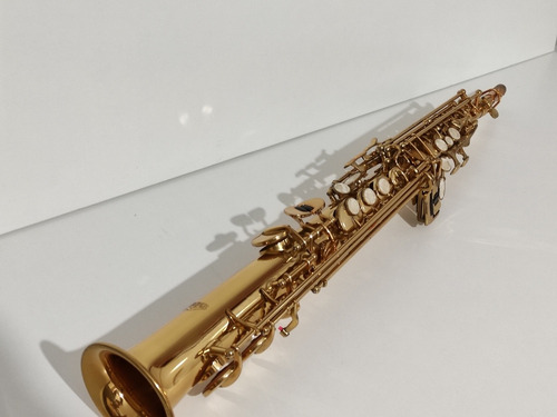 Saxofone Sib Winner Reto Sib Soprano Dourado Novíssimo