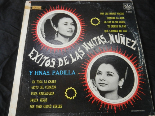 Hermanitas Nuñez Lp Los Exitos De Mexico 1968 