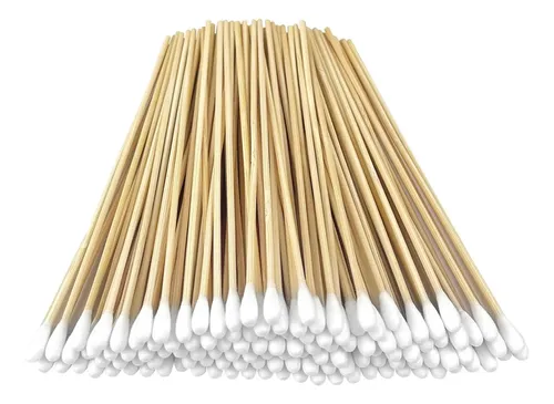 200 Hisopos Largos De Algodón De Madera, Palitos De Algodón | Envío gratis