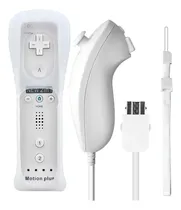 Comprar Controle Wii Remote Plus + Nunchuk Compatível Nintendo Wiiu002Fu Cor Branco