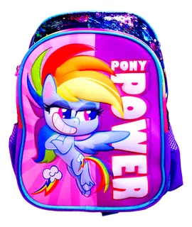 Mochila My Little Pony Kinder Preescolar Original Ofert Niña