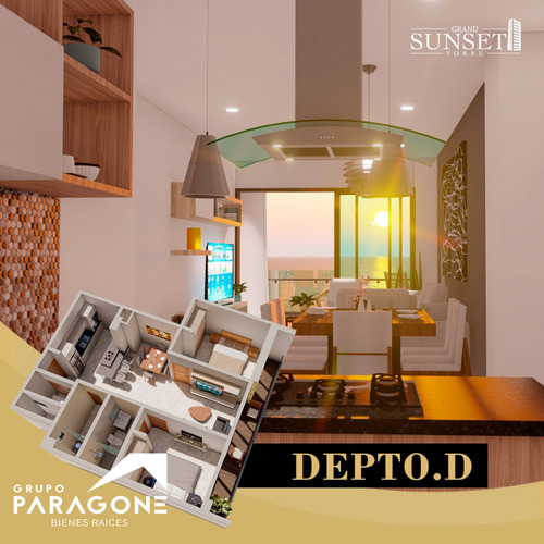 Departamentos En Preventa A Pie De Playa Torre Grand Sunset