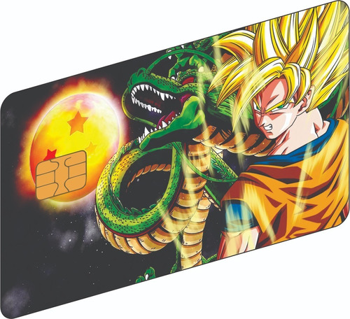 Sticker Tarjeta Cover Goku Ss - Sheng Long