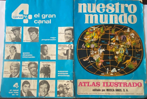 Álbum Antiguo De Figuritas Nuestro Mundo Completo Ez4