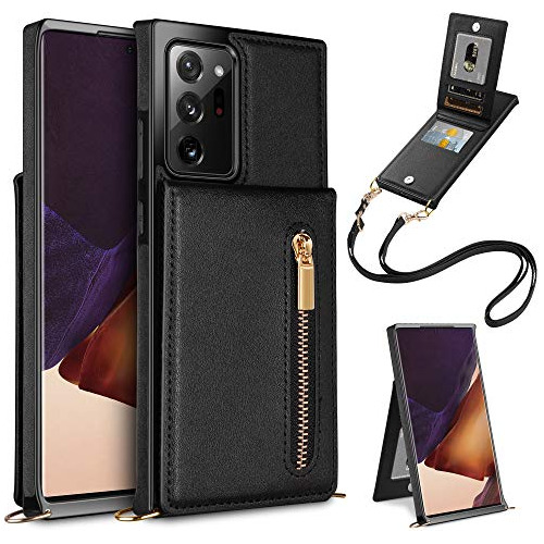 Hiandier Compatible Con Galaxy Note 20 Ultra Wallet 6fsmb