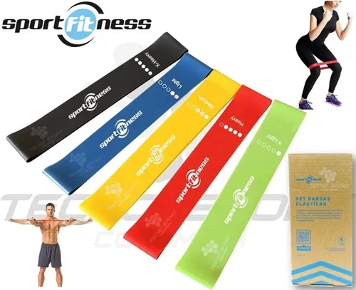 Kit bandas elasticas musculacion sale