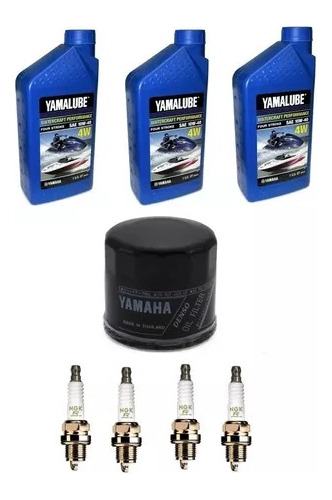 Kit De Service Moto De Agua Yamaha Vx 1100 4t 4 Cil + Bujias