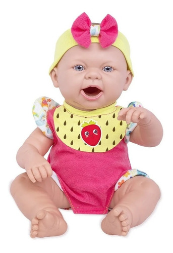 Imagem 4 de 4 de Boneca Baby Ninos Hora Do Lanche Reborn Cotiplas 2406