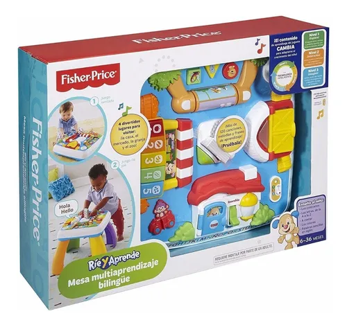 Fisher price Mesa Multiaprendizaje Bilingüe Mesa Actividades Bebé