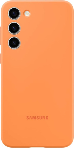 Case Samsung Silicone Cover Para Galaxy S23 Plus Naranja