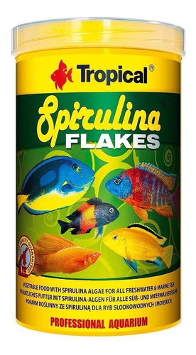 Alimento Tropical Spirulina Flakes 200g - Espirulina Escamas