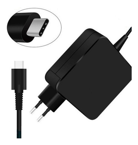 Imagen 1 de 3 de Cargador Type C Lenovo Para 5v 9v 12v 15v 3a 18.5v 3.5a 20v