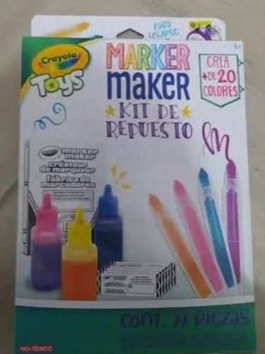 Creador De Plumones Marker Maker Paquete Para Rellenado
