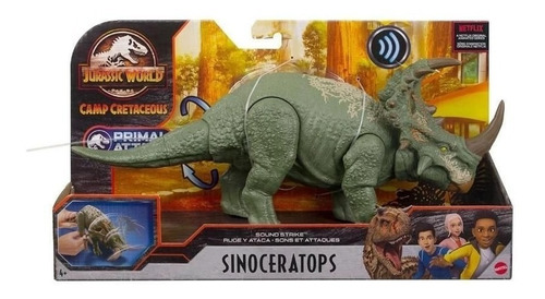 Boneco Jurassic World Sinoceratops Mattel