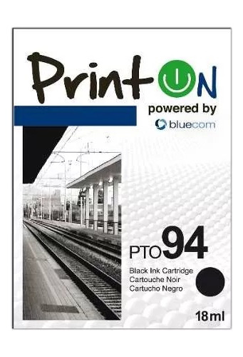 Cartucho Printon Pto94 (negro) Compatible Hp C8765w 