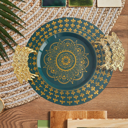3 Bandejas Para Servir Comida, De Lujo, Para Mesa De Centro,