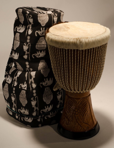 Djembe Memphis Mediano Con Funda Incluida 