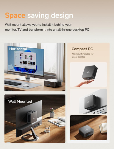 Minisforum Um690 Slim Mini Pc, Amd Ryzen Hx, 32gb Ddr5 1tb P