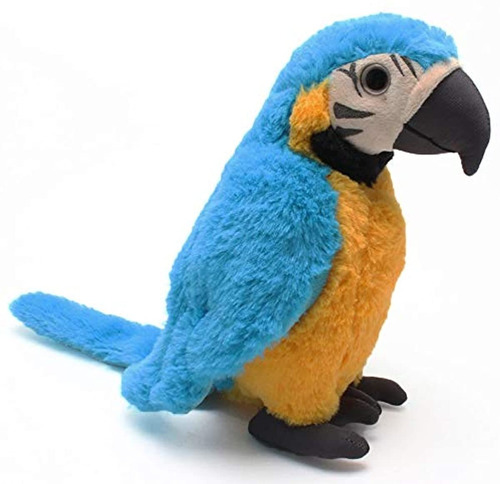 Levenkeness Guacamayo Loro Felpa, Pajaro Azul Peluche Anima