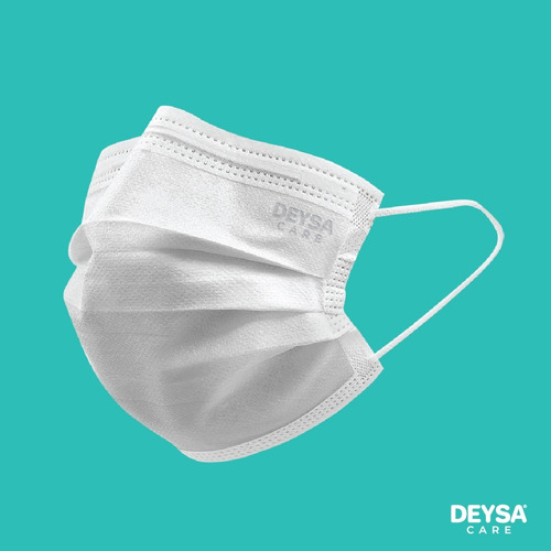 Imagen 5 de 6 de Mascarilla Tipo Il R Classic Blanco 2 Cajas 50 Un C/u