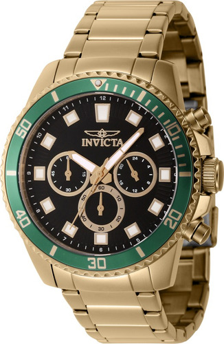 Reloj Para Hombres Invicta Pro Diver 46055 Oro