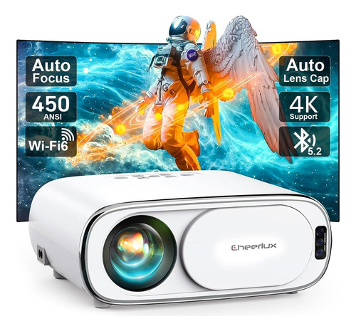 Proyector Autofoco Android Wifi Full Hd 4k 50% Zoom 19000lm