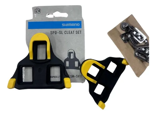 Alphatrail Calas para Bicicletas de Carretera Carter para Shimano SPD I  Multi Release I Adecuado para Spinning I Incl. el Kit de Montaje I  Compatible con los Pedales de Clic i.a. Shimano