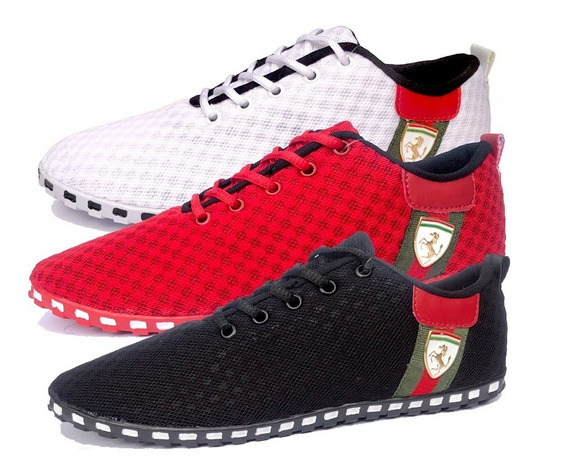 puma smash vermelho