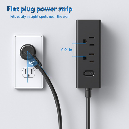 Multicontact 1.5m - 6 Tomas + 2 Usb - Extensión Eléctrica N