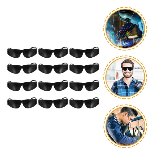 Gafas De Soldadura A Prueba De Polvo, 12 Unidades