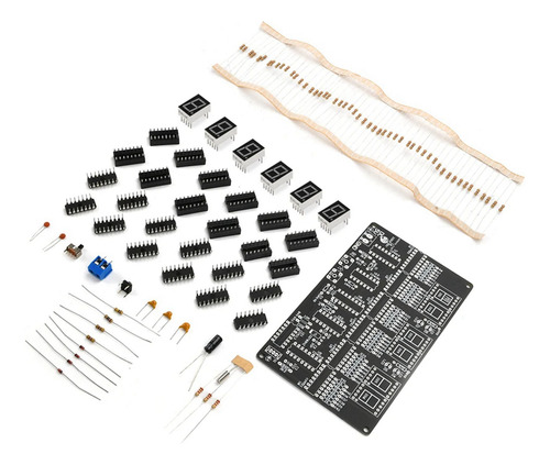 Kit De Relógio De Circuito Digital 2x 4,5v-5,5v De 6 Bits El