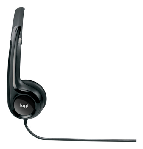 Headset Com Fio Microfone Controles Integrados Logitech H390