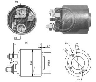 Solenoide Valeo Renault Clio/megane/kangoo