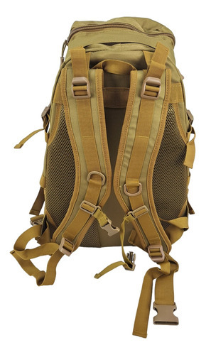 Mochila Tática Bolso Notebook Cor Caqui 50l Camping Trilha