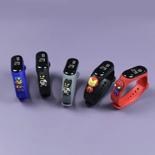 D Pack 10 Reloj Led Economico Mayoreo Pulsera Barato Lote1