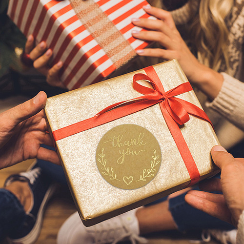 Pegatinas Para Fiestas Y Regalos De Boda, 2 Rollos
