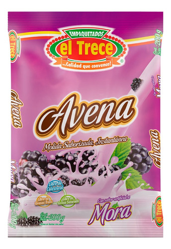 Avena Sabor Mora 200 Gr - g a $16