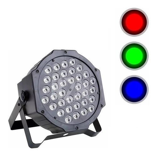 Proton Par 36 Led Rgb Audioritmico Alta Luminosidad Luces Dj Full