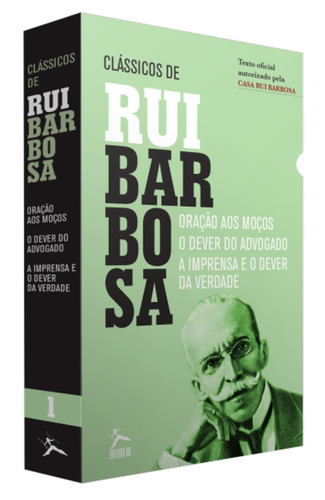 Box Clássicos De Rui Barbosa Oração Aos Moços + 2 