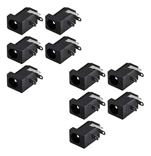 10 X Conector Jack P4 Fêmea Para Fontes C/plug P4 2.1mm