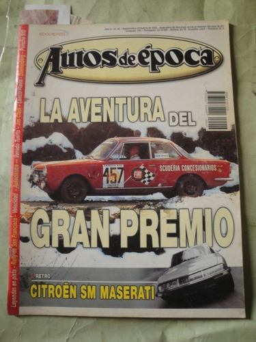 Autos De Epoca 43 Citroen Sm Lancia Flavia Fm Avante Gran Pr