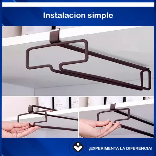 Soporte Copas Organizador Cocina Colgante Estanta Alacena