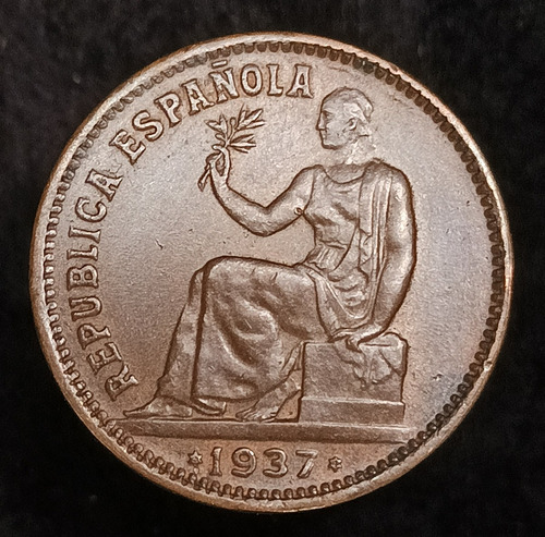 España 50 Céntimos 1937 (34) Exc Km 754.1 República Española