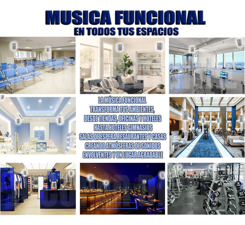Combo Música Funcional Consola Usb Sd Rca 6 Bafles
