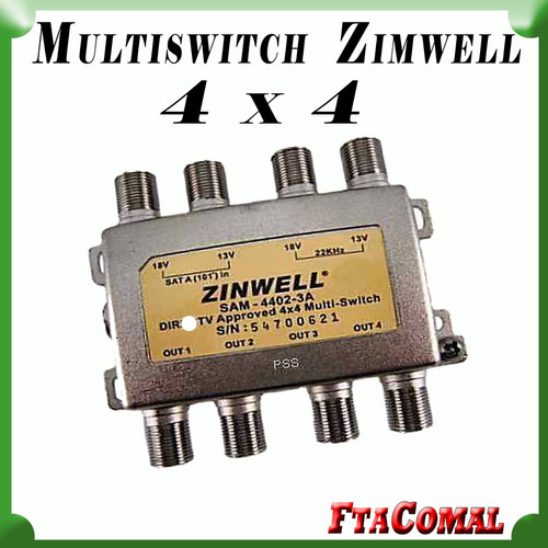 Multiswitch 4x4 Zinwell Fta 