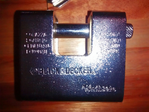 Imagen 5 de 10 de Candado Acorazado Padlock Kwikset B&d Traba Horizontal 60 Mm