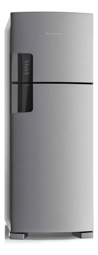 Heladera con freezer Ariston Top Mount TRM56AK color inox con capacidad de 450L 220V