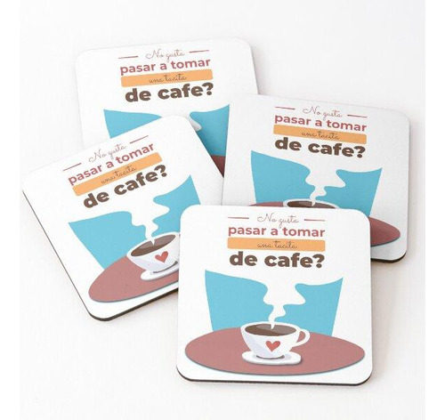 Set Posavasos Coffe Florinda, Jirafales El Chavo Del Ocho No